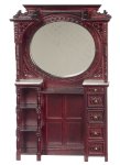 (image for) Victorian Barber Cabinet - Mahogany