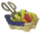 (image for) Basket w/ Sewing Supplies