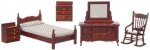 (image for) Bedroom Furniture Set - 5pc - Mahogany