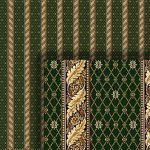 (image for) 1/2in Scale Dark Green Stripe Wallpaper