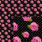 (image for) 1/2in Scale Polka Dot Rose Wallpaper