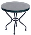 (image for) Round Marble Top Iron Table