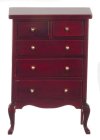 (image for) High Chest Dresser - Mahogany