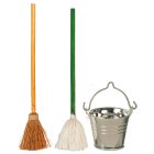 (image for) Broom Mop & Bucket Set - Green