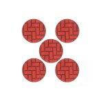 (image for) Round Brick Pavers 5pc - 2in