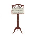 (image for) Fancy Music Stand - Mahogany