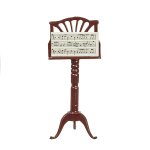 (image for) Fancy Music Stand - Mahogany