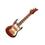 (image for) Brown Electric Guitar w/ Case - Small