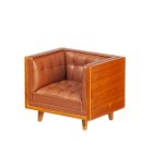 (image for) Mid Century Brown Armchair