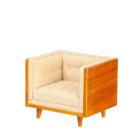 (image for) Mid Century Tan Armchair