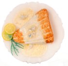 (image for) Salmon w/ White Sauce Dinner Plate 3pc