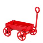 (image for) 1/2in Scale Red Metal Wagon