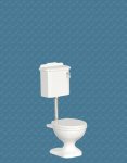 (image for) Avalon Victorian Bathroom Toilet - White