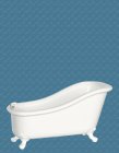 (image for) Avalon Victorian High Back Bathtub - White