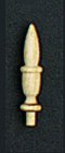 (image for) Unfinished Wooden Finial 3/4in 4pc