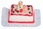 (image for) Quarter Sheet Clown Cake 2pc