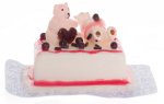 (image for) Quarter Sheet Bear Cake 2pc