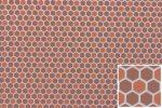 (image for) Tile-Shades of Terra Cotta Hexagons