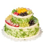 (image for) 2 Tiered Fruit Cake