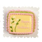 (image for) Floral Decorated Birthday Sheet Cake