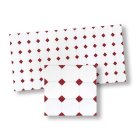 (image for) Red & White Diamond Floor Tile