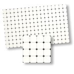 (image for) 1/2in Scale Tile Black and White Diamond