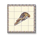 (image for) Colorful Bird Picture Mosaic Tile Sheet