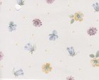 (image for) PP Wallpaper Wild flowers on White 3pc