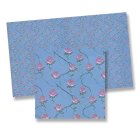 (image for) Gofrado Decorative Wallpaper Roses on Blue