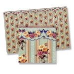 (image for) Gofrado Decorative Wallpaper Multi Floral Striped