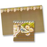 (image for) Gofrado Decorative Wallpaper Brown Floral Tweed