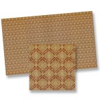 (image for) Gofrado Decorative Wallpaper Maroon & Beige