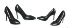 (image for) Black High Heel Womens Shoes 2pr