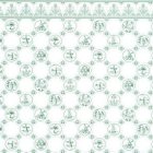 (image for) Wallpaper Dutch Tile green on White 3pc