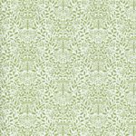 (image for) Wallpaper Acorns Green on White 3pc