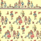 (image for) Wallpaper Children on Dark Cream 3pc