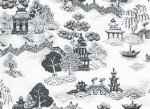 (image for) Wallpaper China Grove Black 3pc