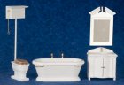 (image for) Old Fashioned Bathroom Set - 4pc