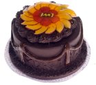 (image for) Chocolate Love Flower Cake 2pc