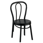 (image for) Bentwood Cafe Style Side Chair - Black