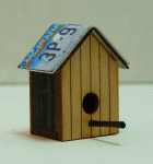 (image for) Bird House w/ License Plate Roof