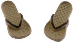 (image for) Adult Flip Flops Brown/Tan