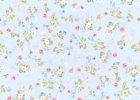 (image for) Wallpaper Rococo Silk Blue 3pc