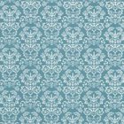 (image for) Wallpaper Renaissance White on Blue 3pc