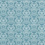 (image for) Wallpaper Renaissance White on Blue 3pc