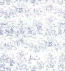 (image for) Wallpaper Playland Toile Lilac 3pc