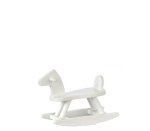 (image for) Wooden Rocking Horse - White