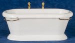 (image for) Old Fashioned Bathtub - White