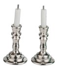 (image for) Candlestick Holder 2pc - Silver