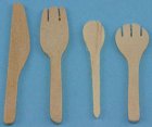 (image for) Wooden Cooking Utensils 4pc